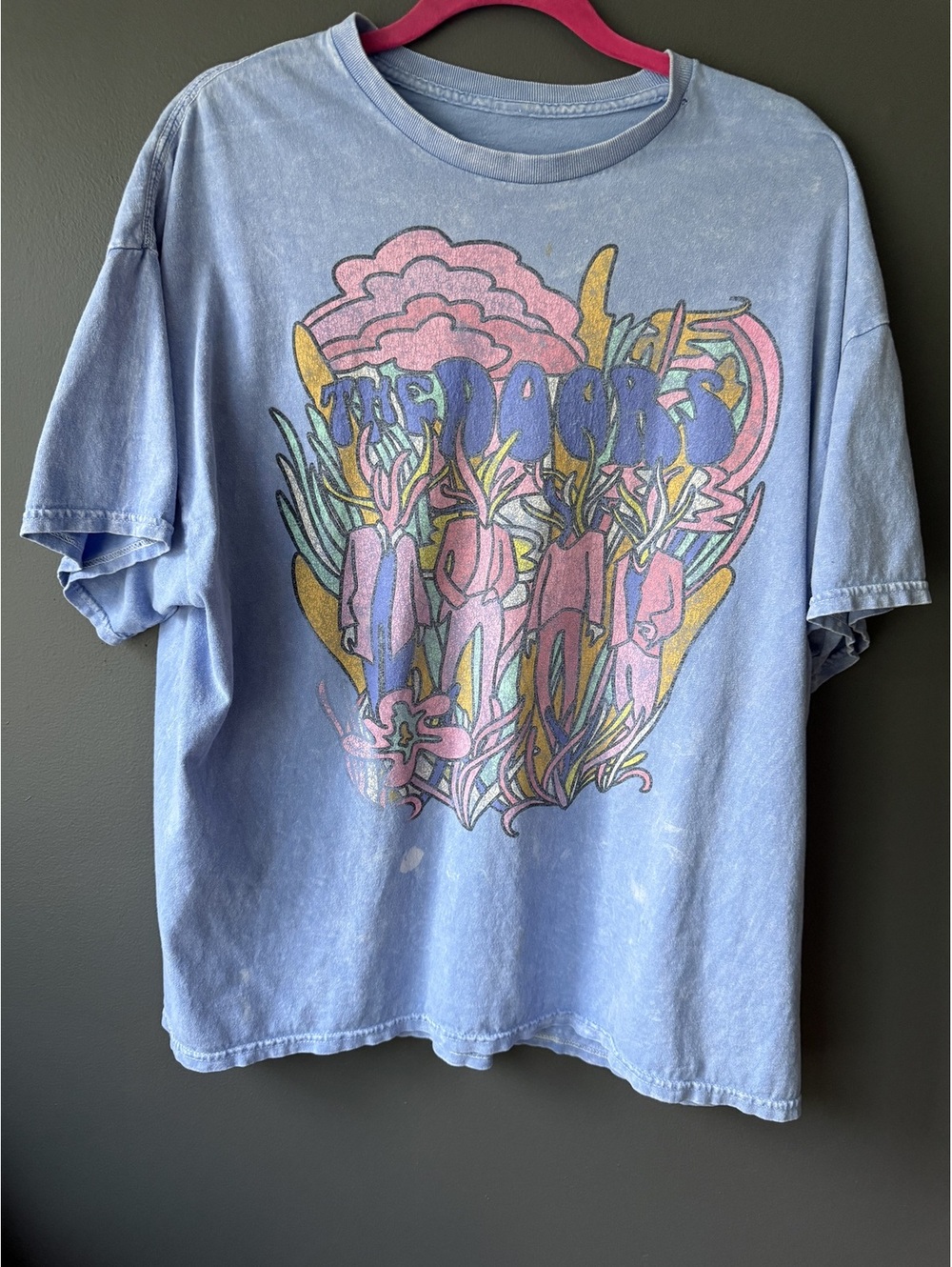 The Doors Vintage Graphic Band T-Shirt S/M Light Blue